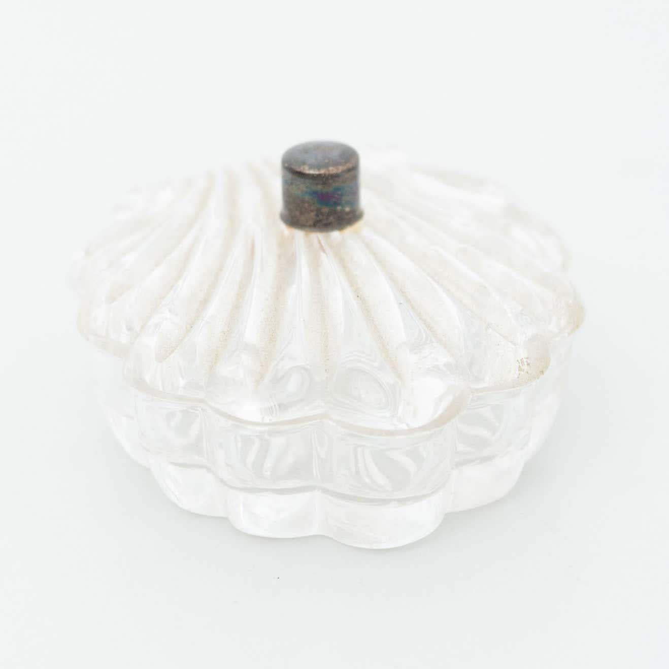 Other Early 20th Century Shell Crystal Jewelry Box For Sale