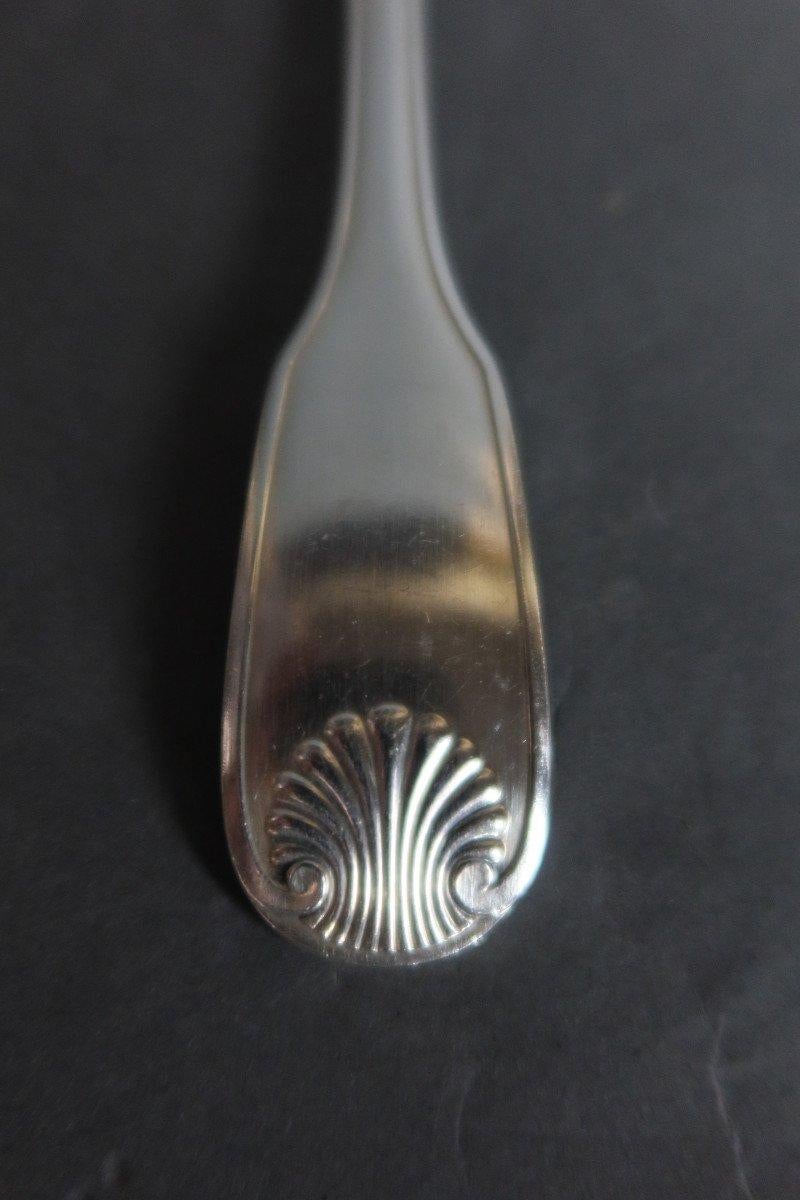 Early 20th century Shell Pattern Silver Plate Christofle Menagère, 1920s For Sale 1