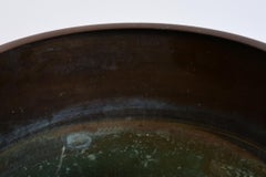 Early 20th Century, Showa, Antique Japanese Old Bronze Hibachi Brazier Pot