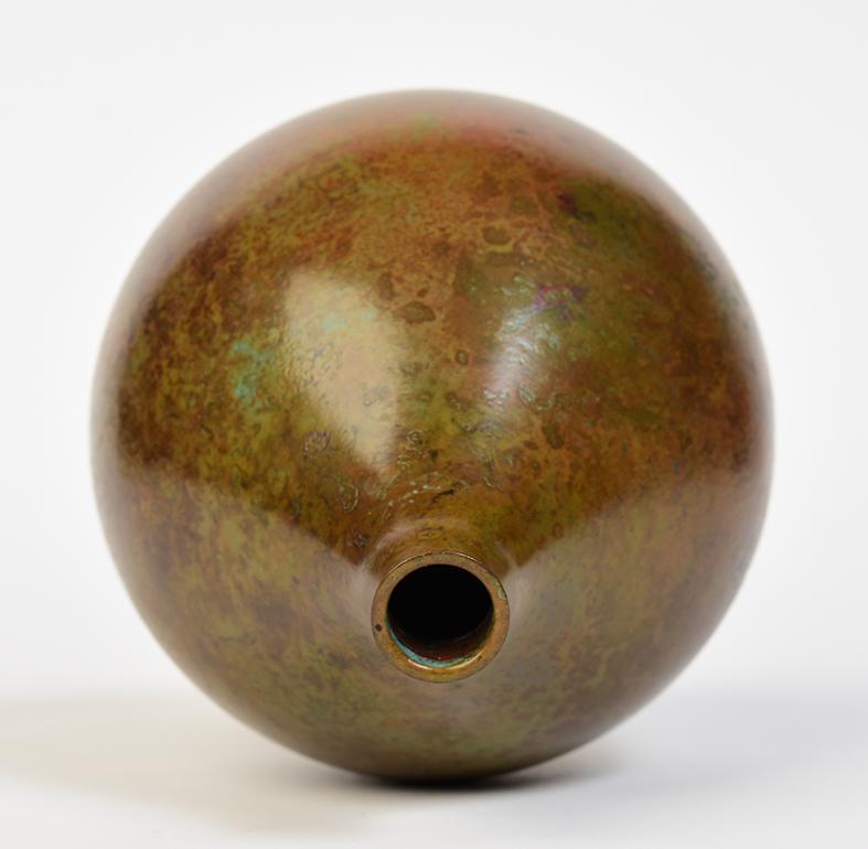 Early 20th Century, Showa, Japanese Bronze Vase 6