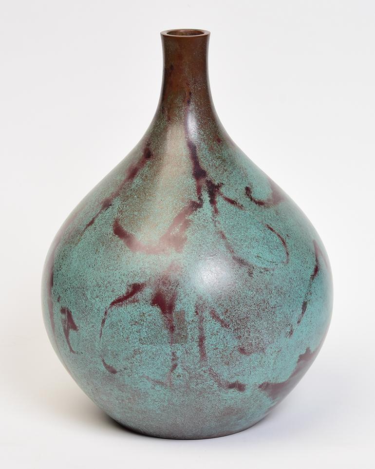 Early 20th Century, Showa, Japanese Bronze Vase 4