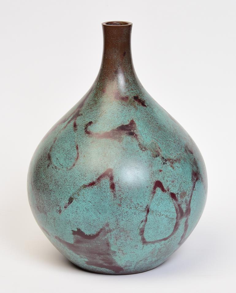 Early 20th Century, Showa, Japanese Bronze Vase 5