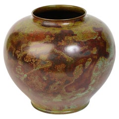 Early 20th Century, Showa, Japanese Bronze Vase