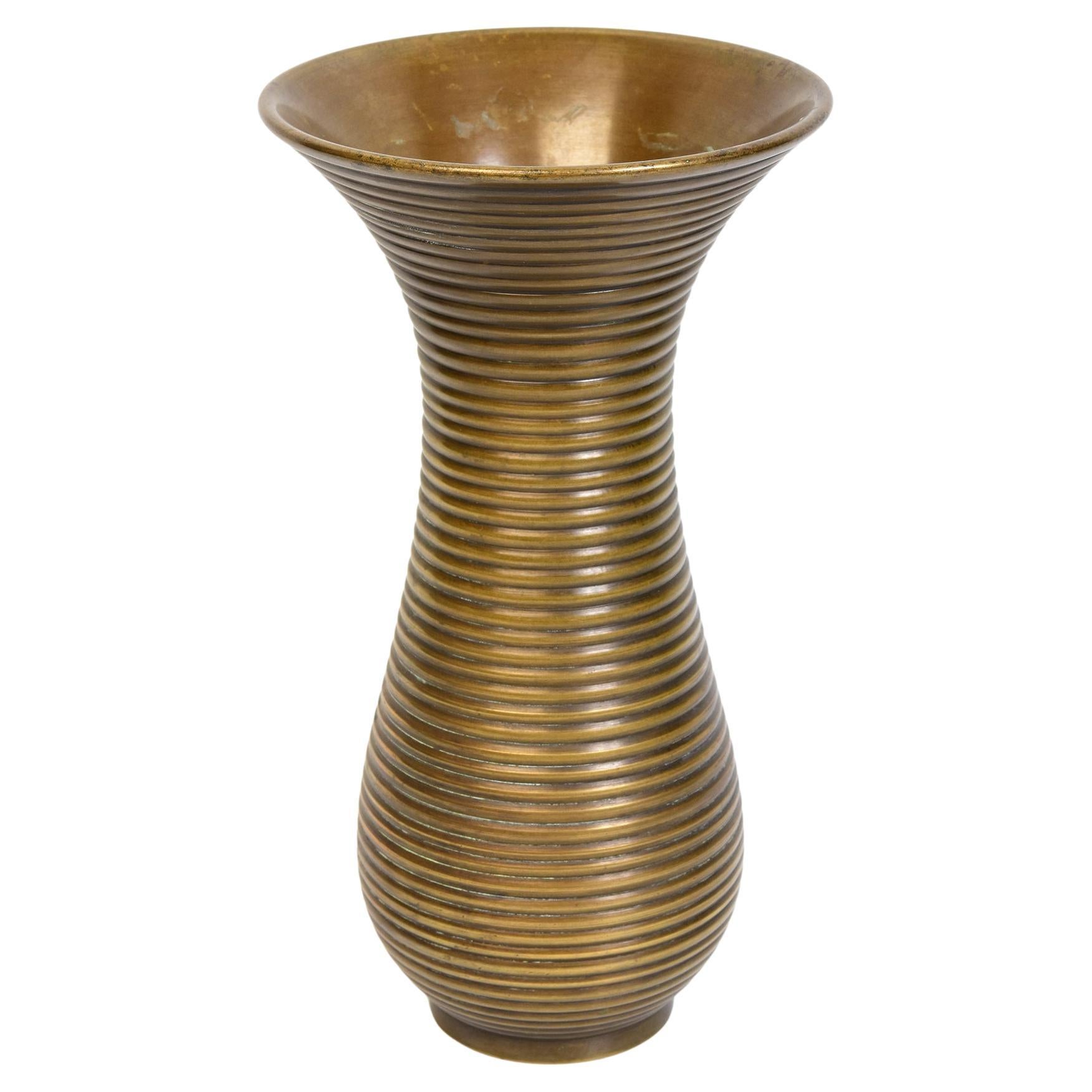 Early 20th Century, Showa, Japanese Bronze Vase For Sale