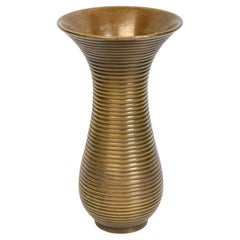 Used Early 20th Century, Showa, Japanese Bronze Vase