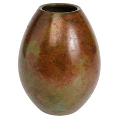 Vaso in bronzo giapponese, Showa, inizio XX secolo