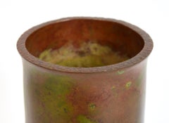 Early 20th Century, Showa, Japanese Bronze Vase with Artist Sign
