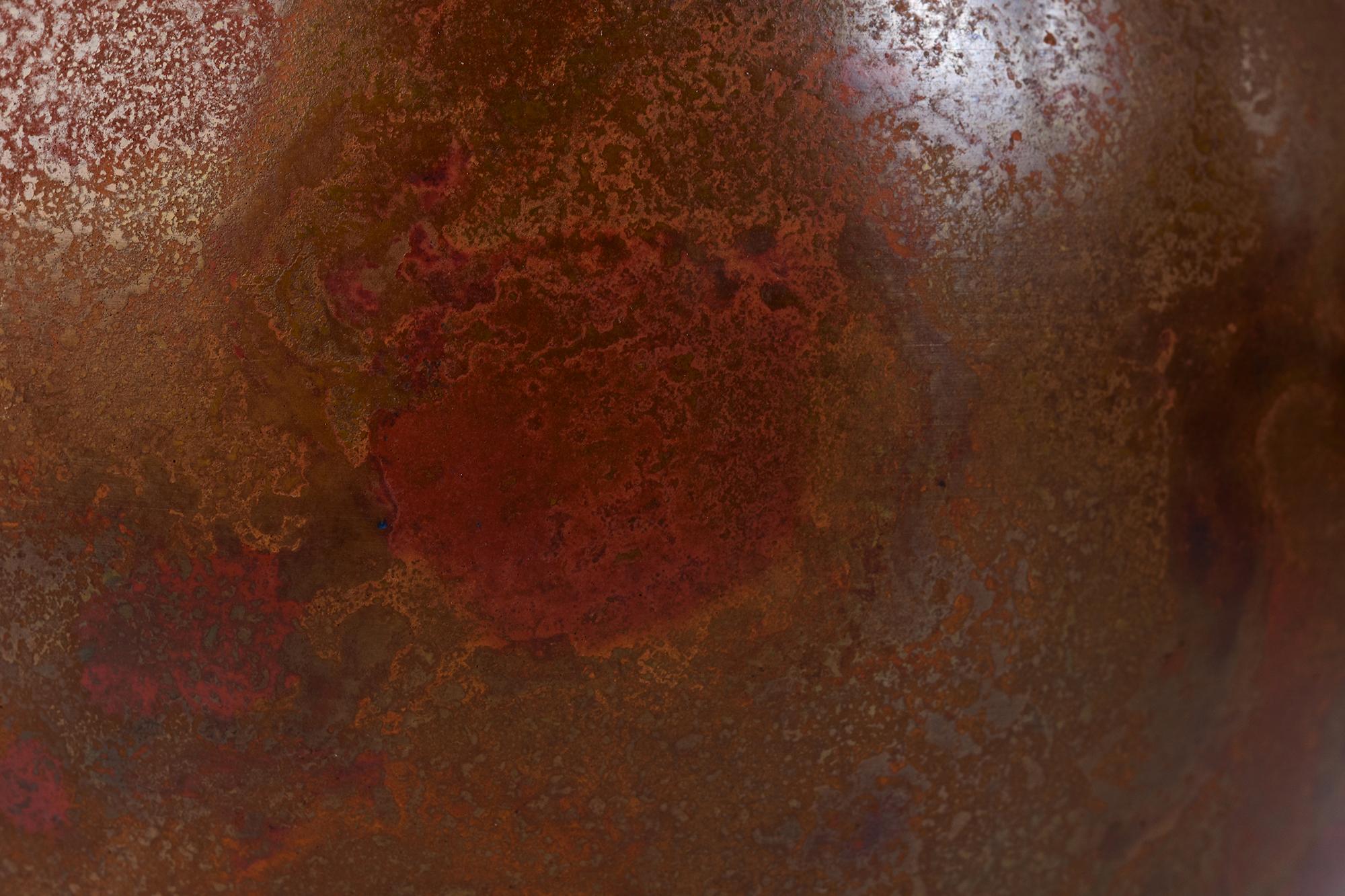 Japonais Début du 20e siècle, Showa, Vase en bronze japonais avec signe de l'artiste en vente