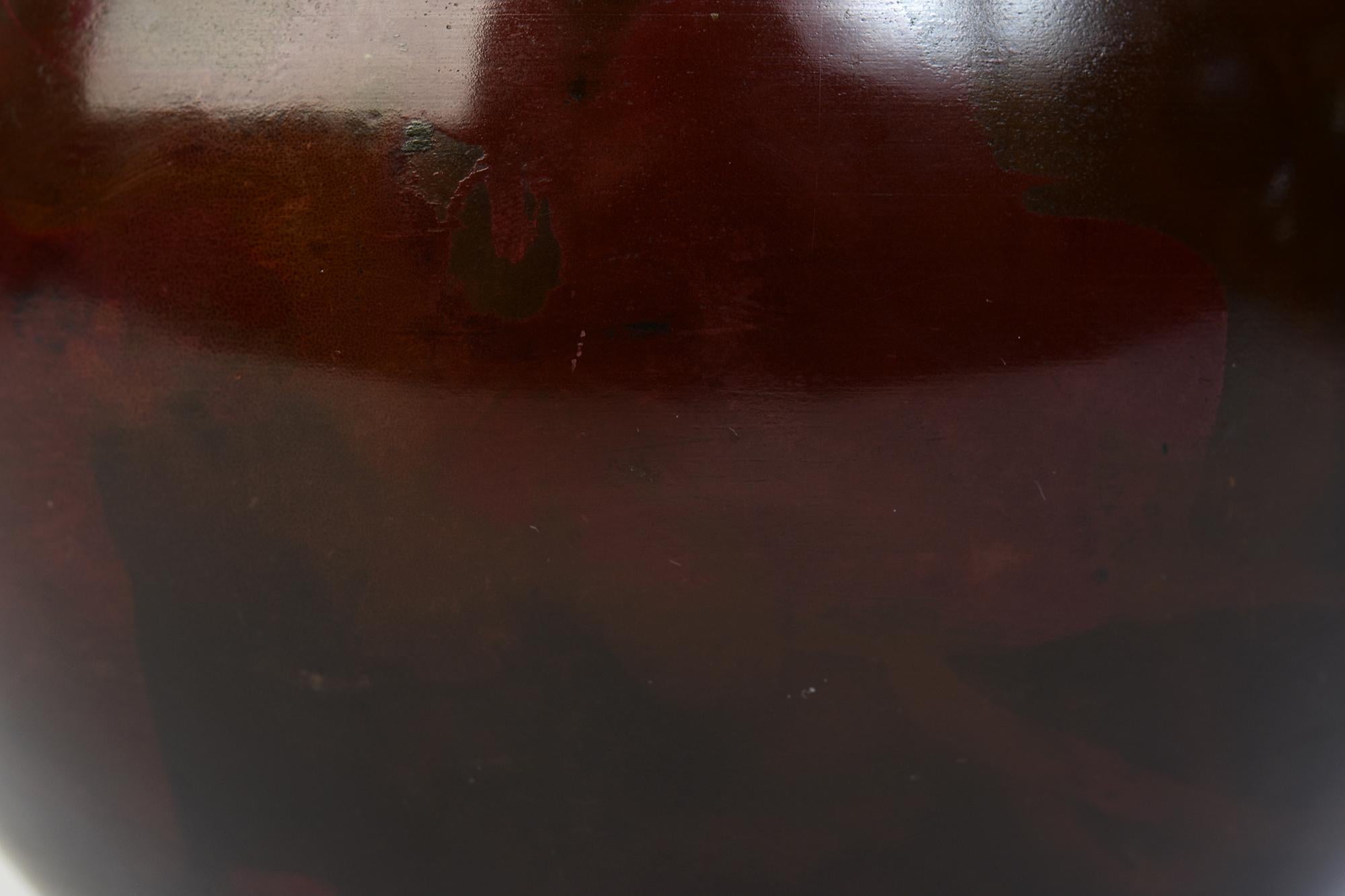 Ferronnerie Début du 20e siècle, Showa, Vase en bronze japonais avec signe de l'artiste en vente