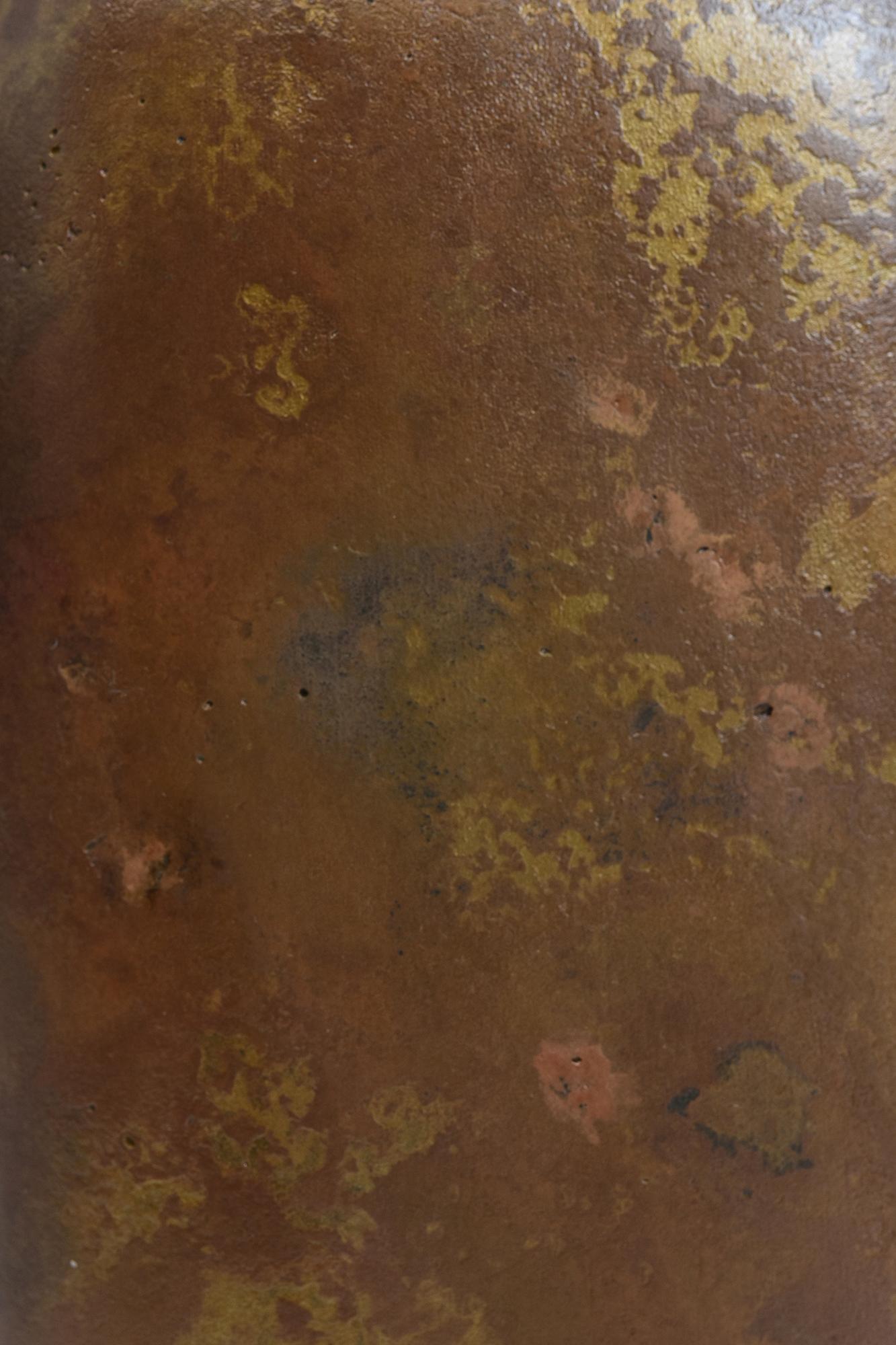 Early 20th Century, Showa, Japanese Bronze Vase with Artist Sign For Sale 5