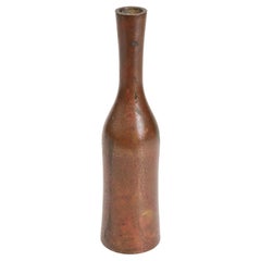 Early 20th Century, Showa, Japanese Bronze Vase with Artist Sign
