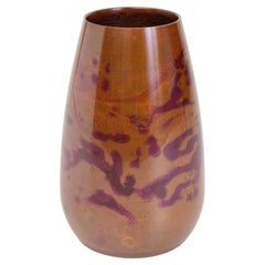 Early 20th Century, Showa, Japanese Bronze Vase with Artist Sign