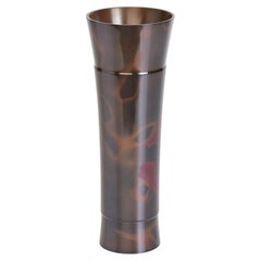 Early 20th Century, Showa, Japanese Bronze Vase with Artist Sign