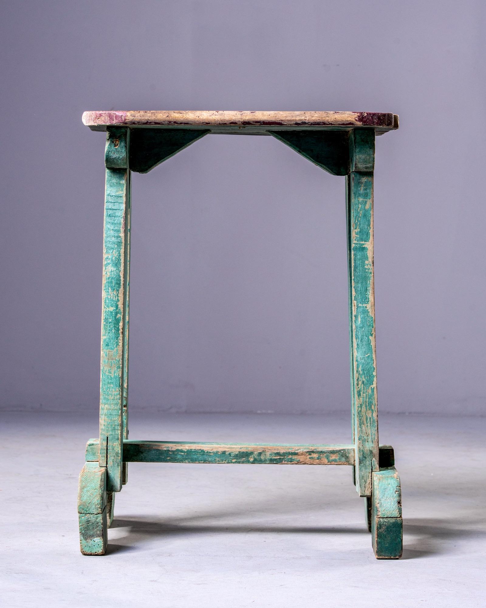 Early 20th Century Side Table with Original Paint For Sale 1