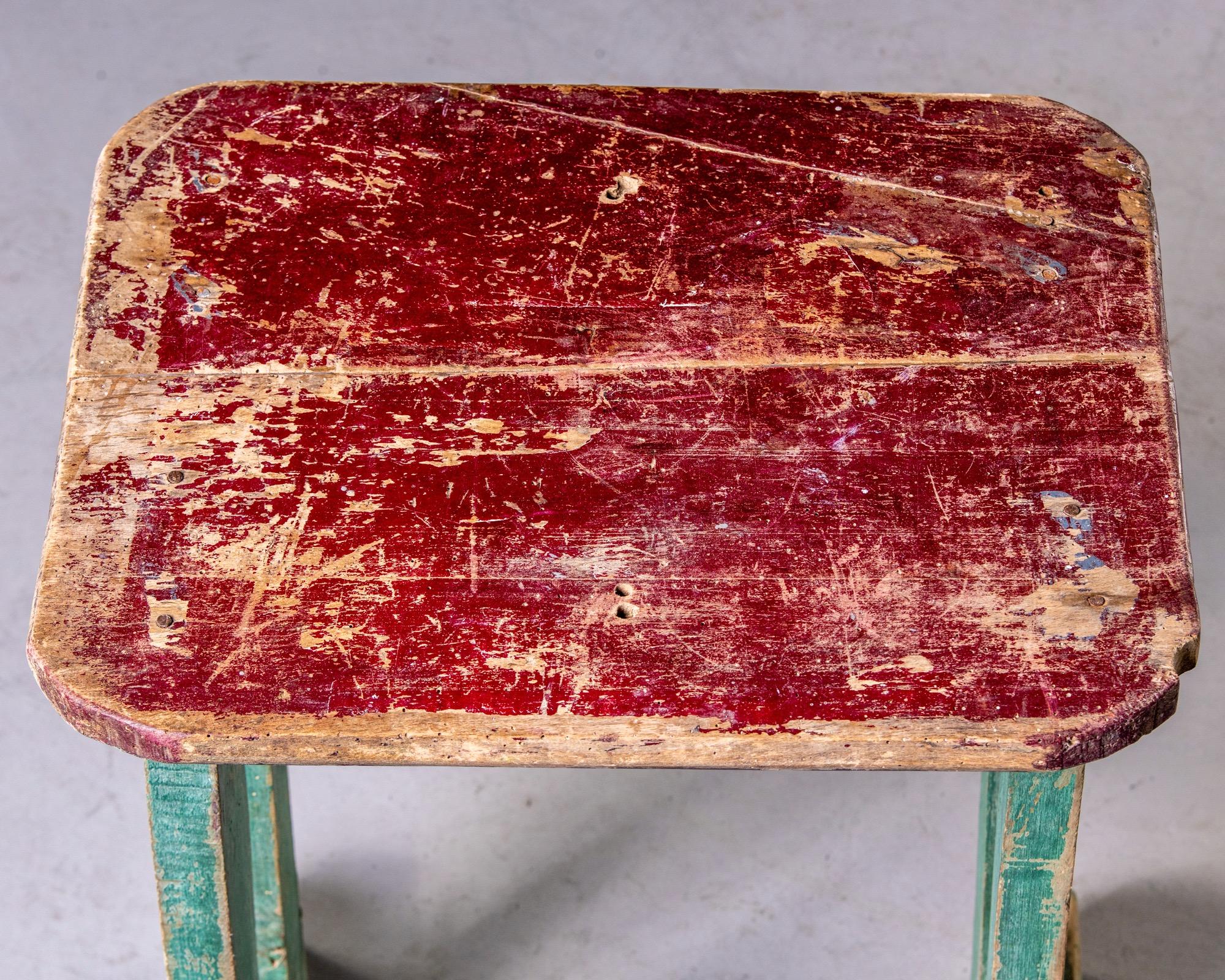 Early 20th Century Side Table with Original Paint For Sale 3
