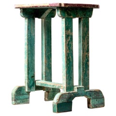 Early 20th Century Side Table with Original Paint