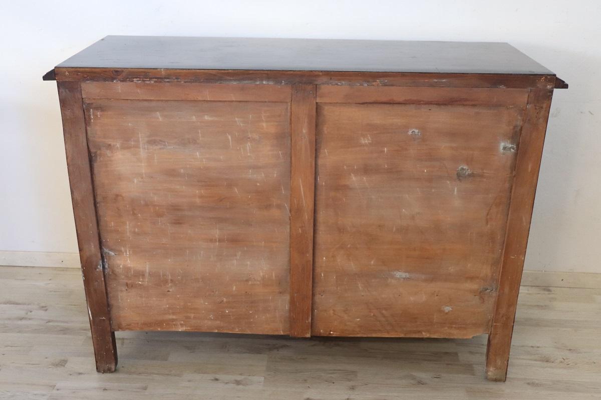 Early 20th Century Sideboard or Buffet in Carved Beech Wood For Sale 6
