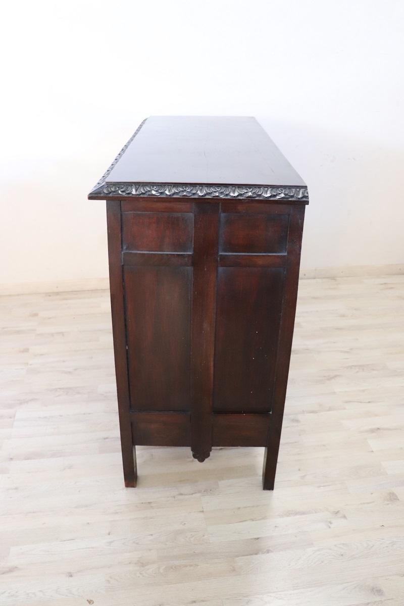 Early 20th Century Sideboard or Buffet in Carved Beech Wood For Sale 7