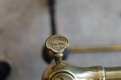 Early 20th Century Siegel Brass and Iron Clothes Rail-France