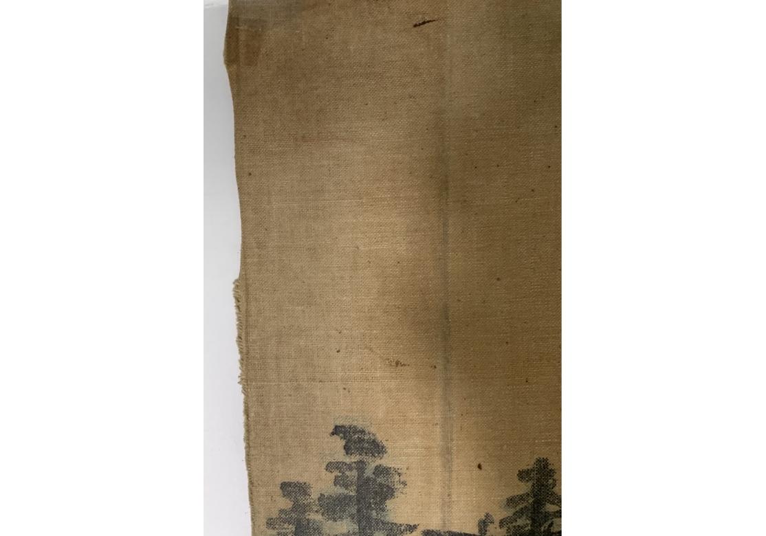 Peinture chinoise en batik signée et encadrée du début du 20e siècle en vente 7