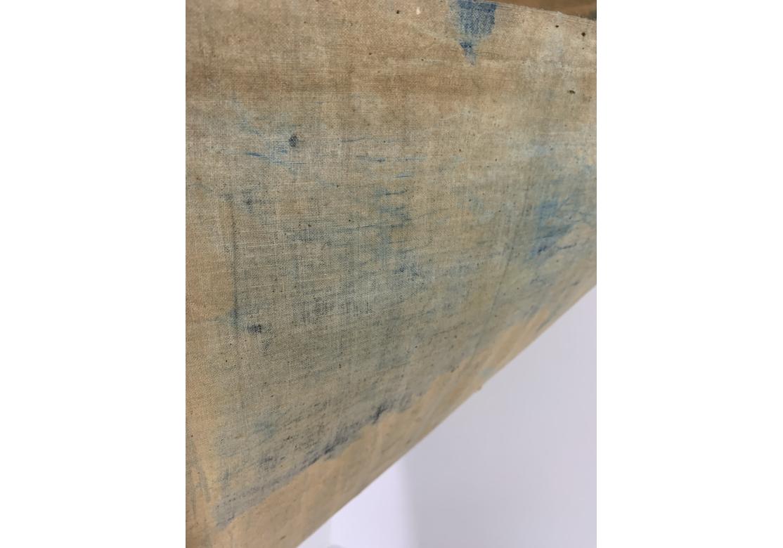 Peinture chinoise en batik signée et encadrée du début du 20e siècle en vente 10