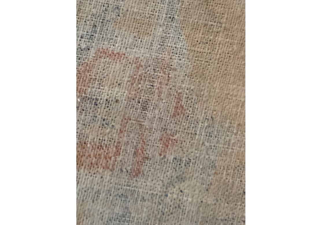 Peinture chinoise en batik signée et encadrée du début du 20e siècle en vente 1