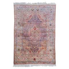 Tapis Hereke en soie du début du 20e siècle - Tapis en soie vintage