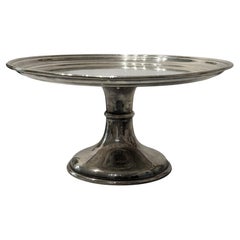 Plato de plata de principios del siglo XX para tartas Stan de Mappin & Webb