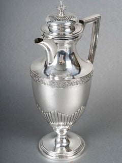 Early 20th Century Silver-Plated Decanter, Napoleon III Style.