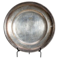 Early 20th Century Silver-Plated Serving Tray, Georgian Style, France