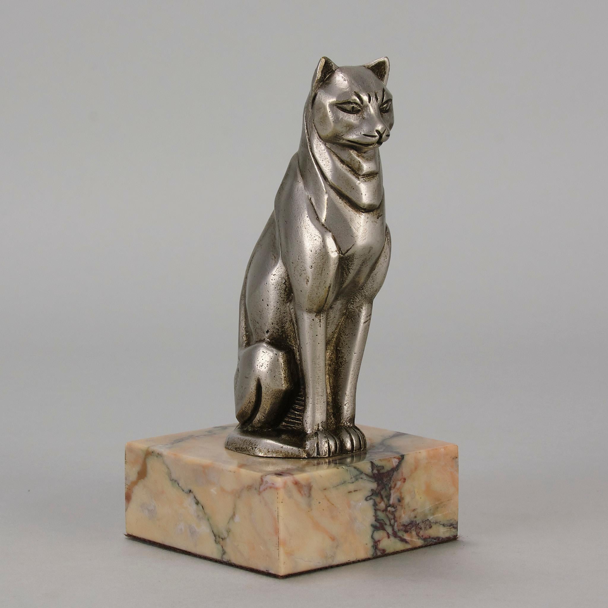 Calco Studio in bronzo argentato del primo Novecento 
