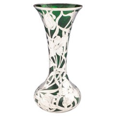 Versilberte Rim-Vase „Nouveau“ von Alvin Corperation aus dem frühen 20. Jahrhundert