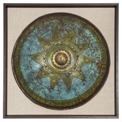 Early 20th Century Single Framed Decorative Shield from London Playhouse