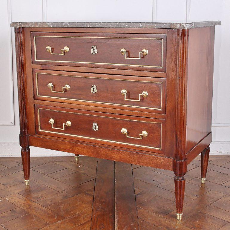 Marble Early 20th Century Small Directoire Commode