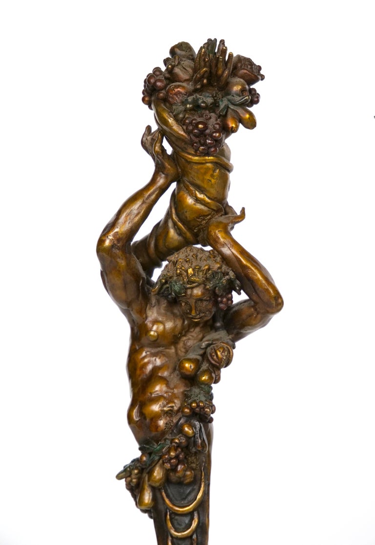 Early 20th Century Small Pair Bronze Sculpture For Sale at 1stDibs