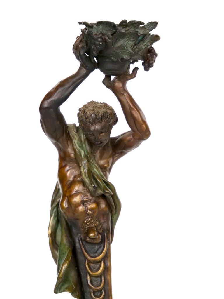 Early 20th Century Small Pair Bronze Sculpture For Sale at 1stDibs