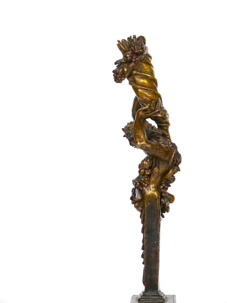 Early 20th Century Small Pair Bronze Sculpture For Sale at 1stDibs