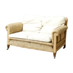 Antique Early 20th century small proportioned 2 seat sofa