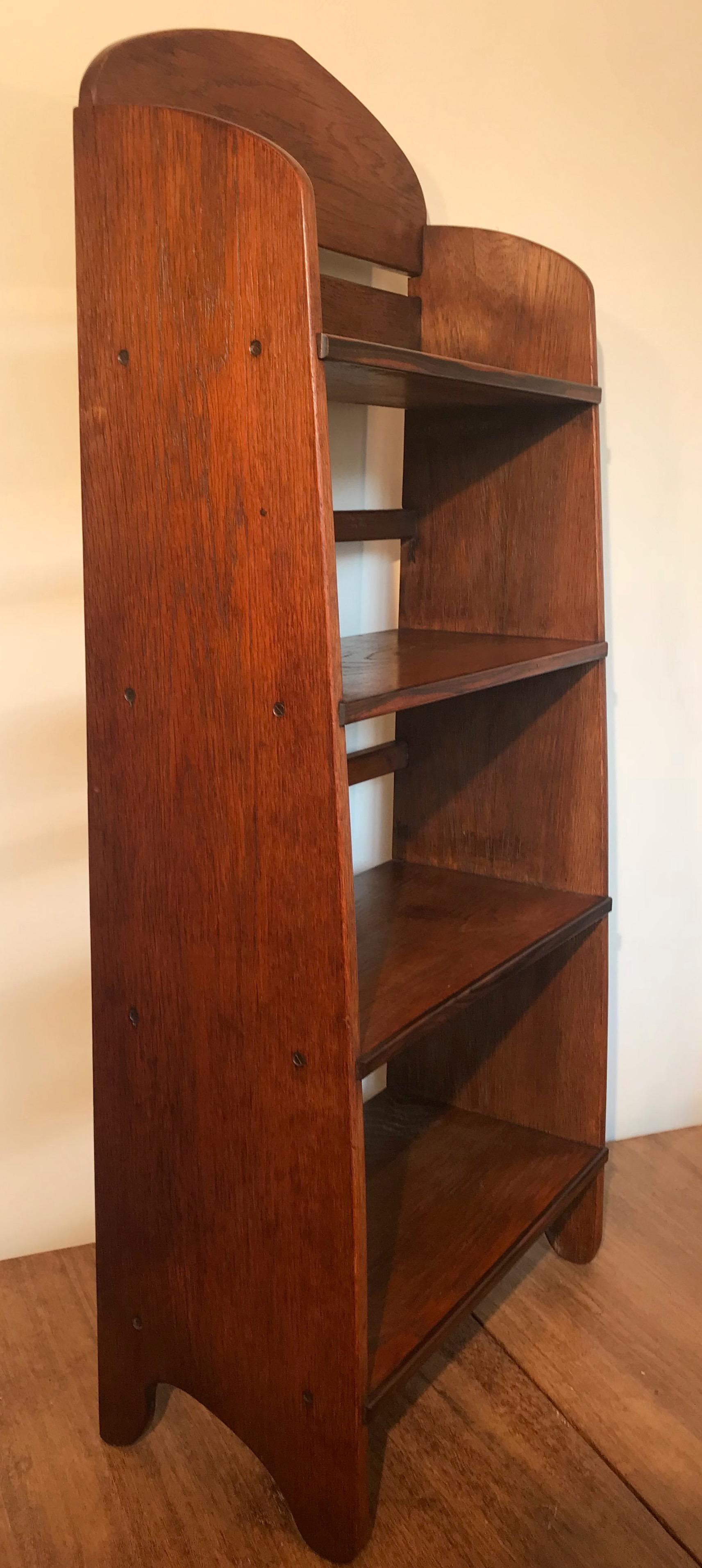 For those who are looking for a small, practical and great quality bookcase.

This beautifully designed and perfectly crafted, small and open bookcase dates from the turn of the century and it can be used for all kinds of purposes. The combination
