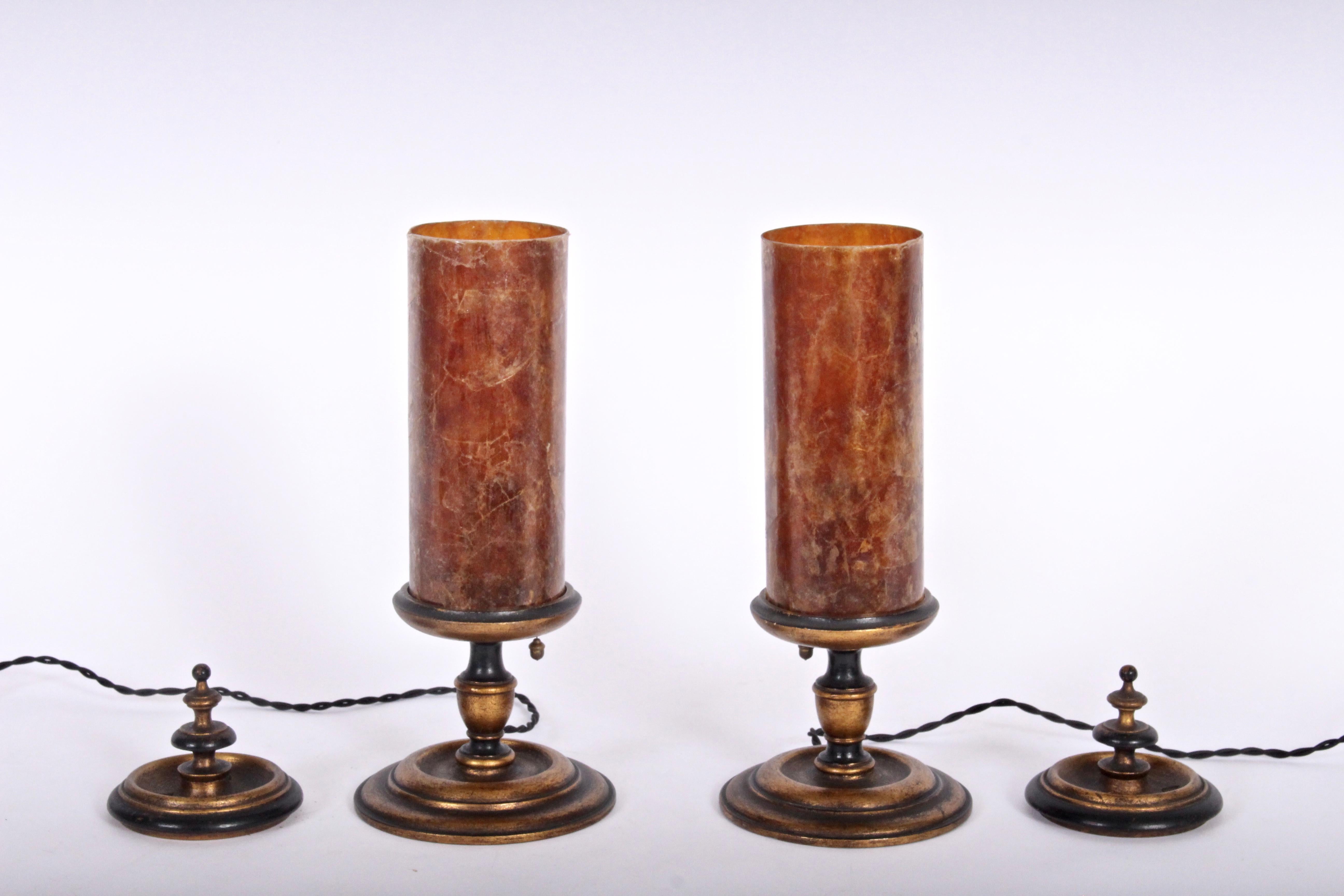 vintage mica lamps