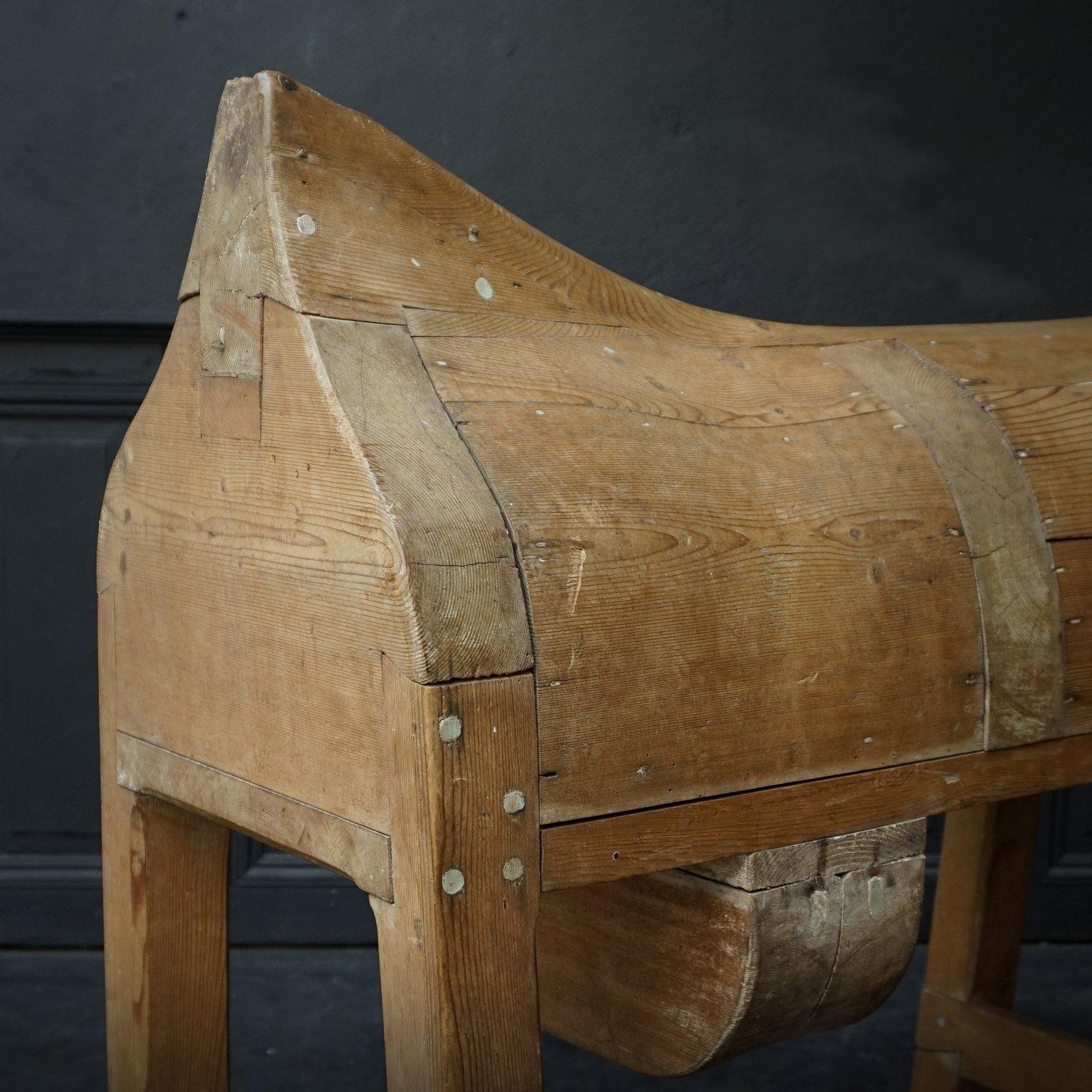 early 20th century Softwood Saddle Horse or Rack In Good Condition In Haarlem, NL