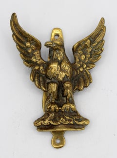 Early 20th Century Solid Cast Brass Eagle Door Knocker