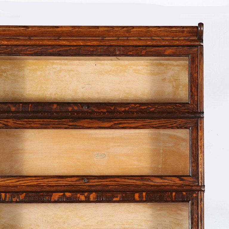 Early 20th Century Solid Oak Six Section Lawyers Bookcase 1