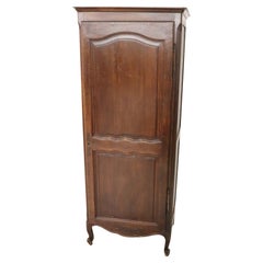 Early 20th Century Solid Oak Wood Small Cabinet