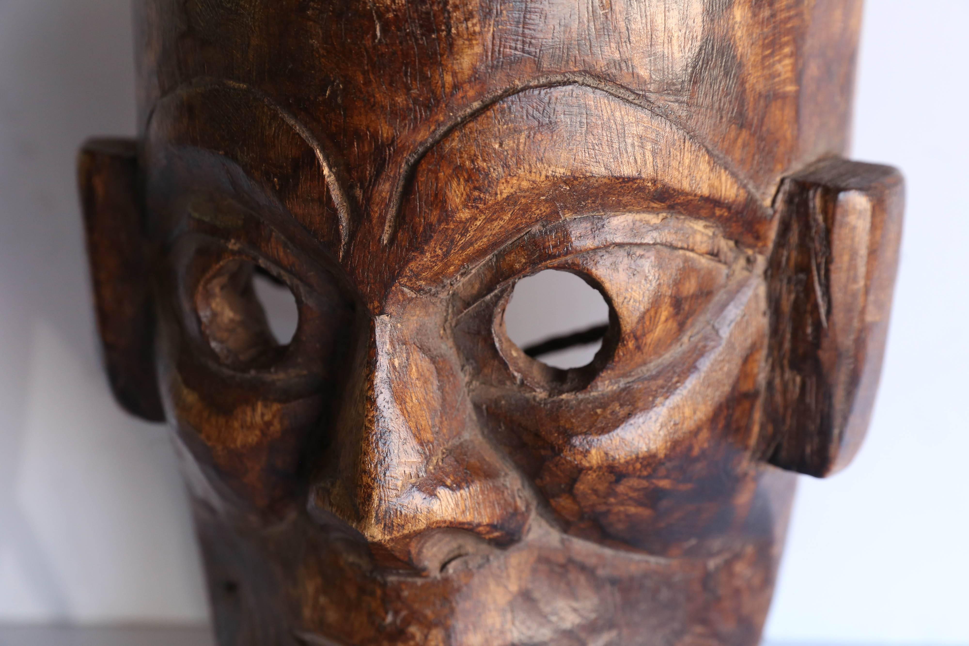 hand carved mask