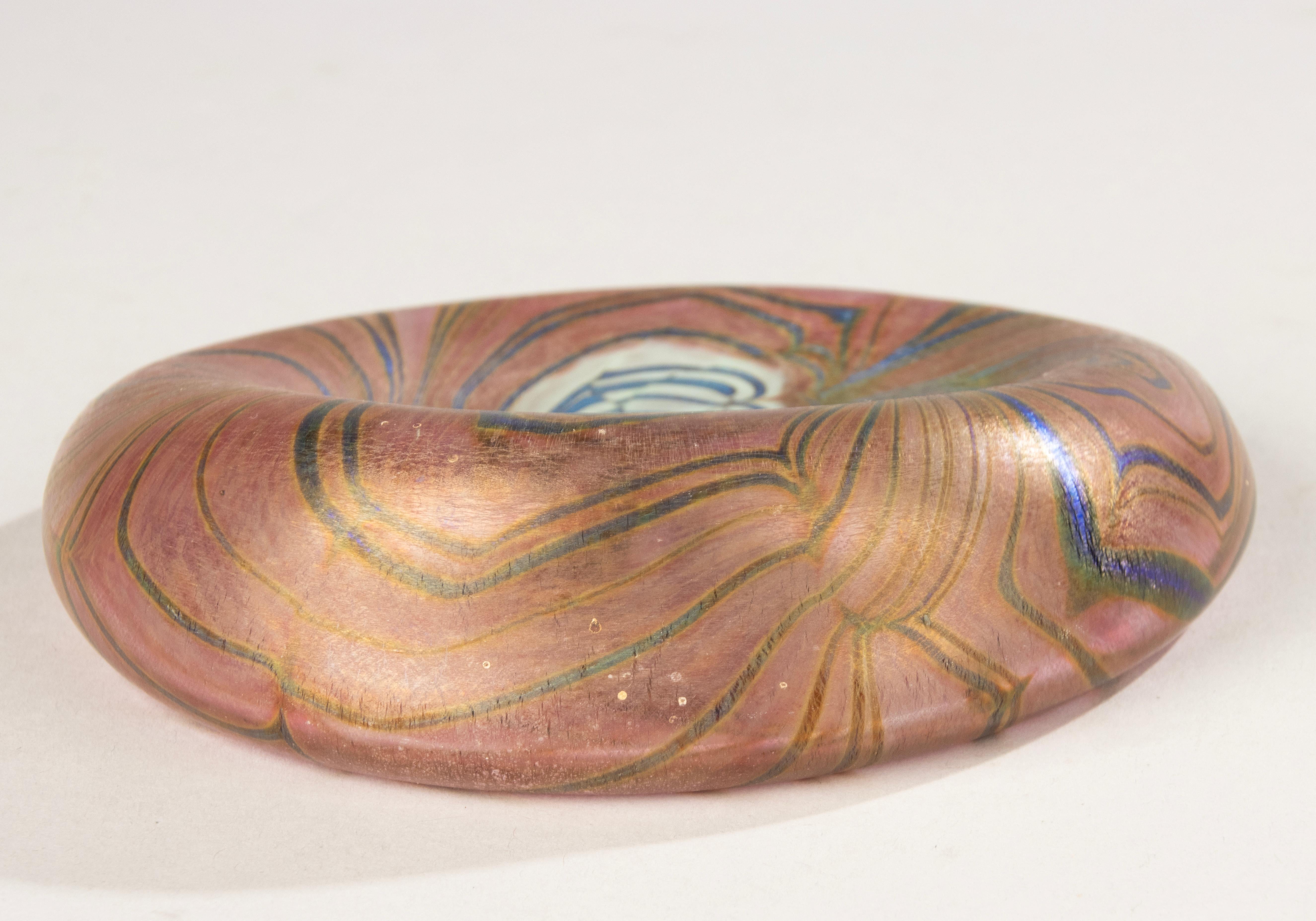 Early 20th Century Soliflore Vase - Art Nouveau Iridescent Glas For Sale 3