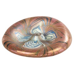 Vaso Soliflores dell'inizio del XX secolo - Art Nouveau vetro iridescente