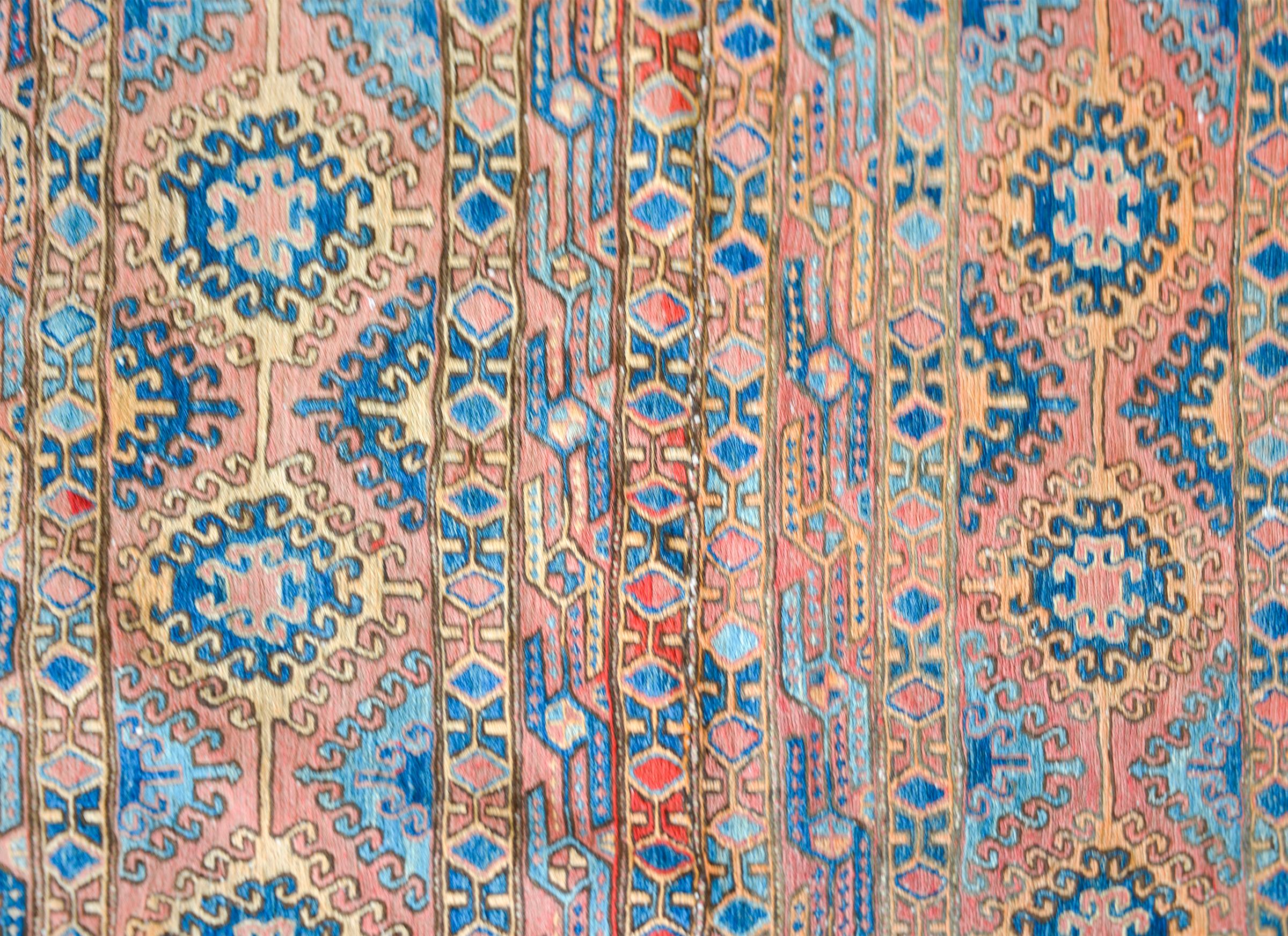 Wool Early 20th Century Soumak Rug For Sale
