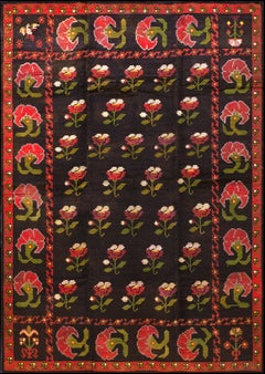 Spanischer Alpujarra-Teppich des frühen 20. Jahrhunderts ( 5''3 x 7''6 - 160 x 228)