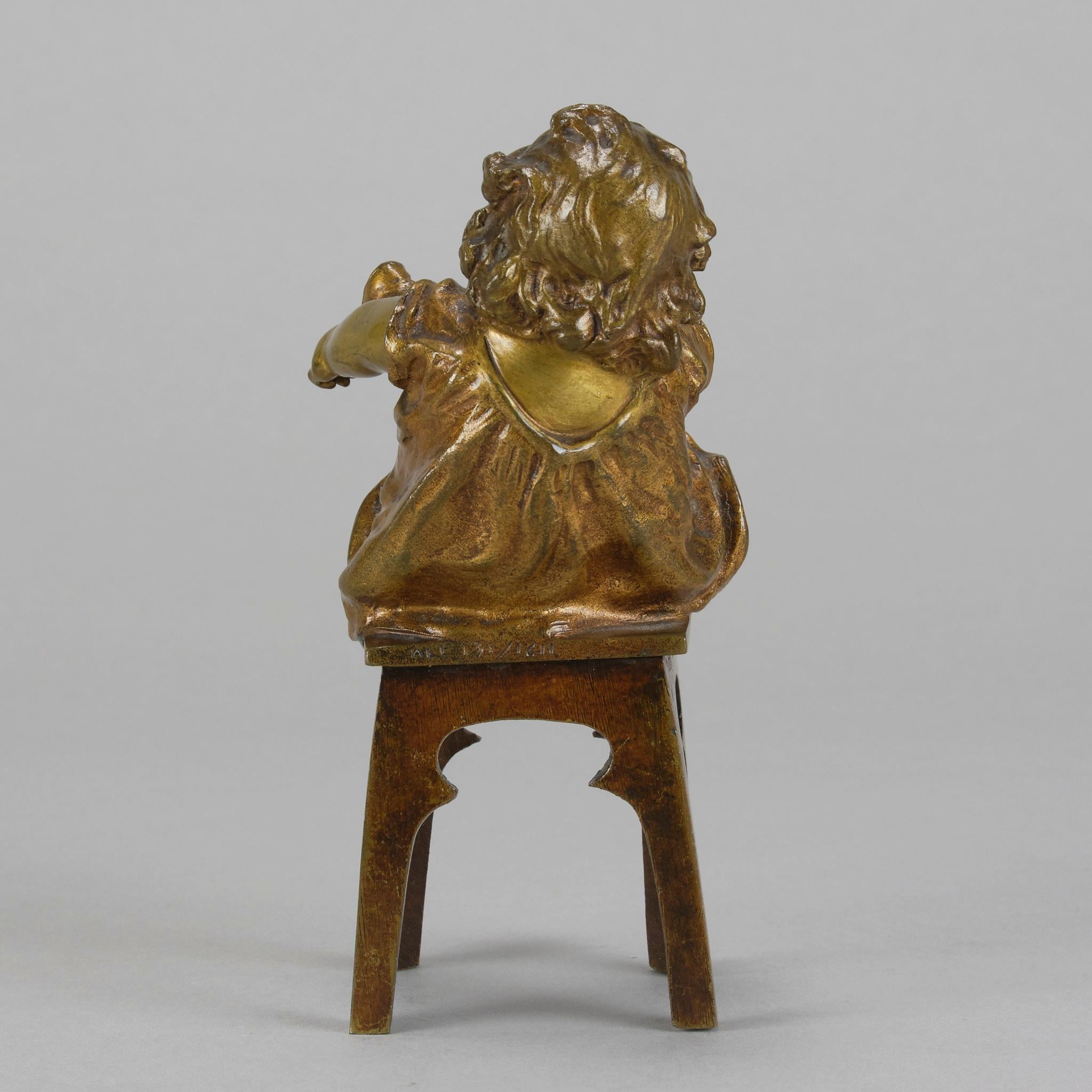 Calco Bronzo spagnolo dei primi del Novecento intitolato 